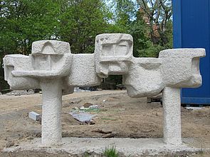 Wodopój z rzeźbą Rycerzy, Park Podzamcze