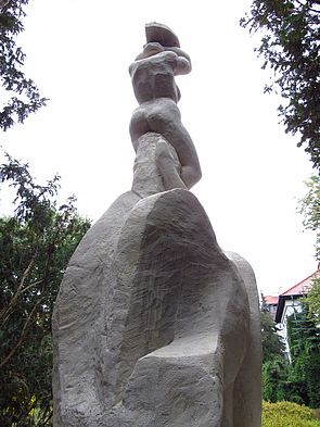 Rzeźba Leda z łabędziem, Park Podzamcze