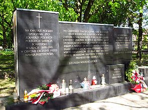 Pomnik Żołnierzy Polskich, Radzieckich i Francuskich, ulica Szarych Szeregów