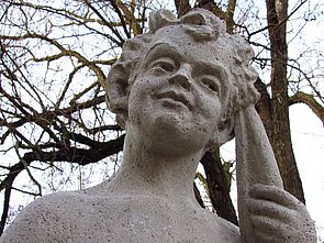 Rzeźba Amor na czatach, Park Podzamcze
