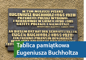 Tablica pamiątkowa Eugeniusza Buchholtza