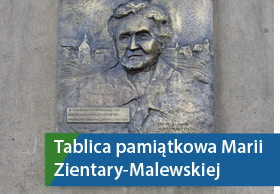 Tablica pamiątkowa Marii Zientary-Malewskiej