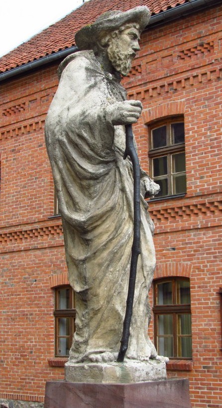 Rzeźba św. Jakuba, Targ Rybny na Starym Mieście 