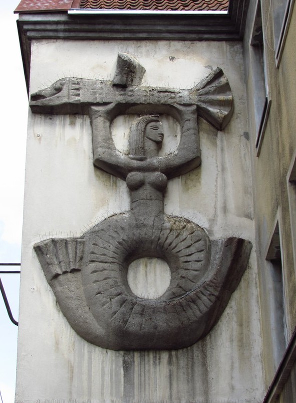 Płaskorzeźba zwana Mazurską syreną, Stare Miasto