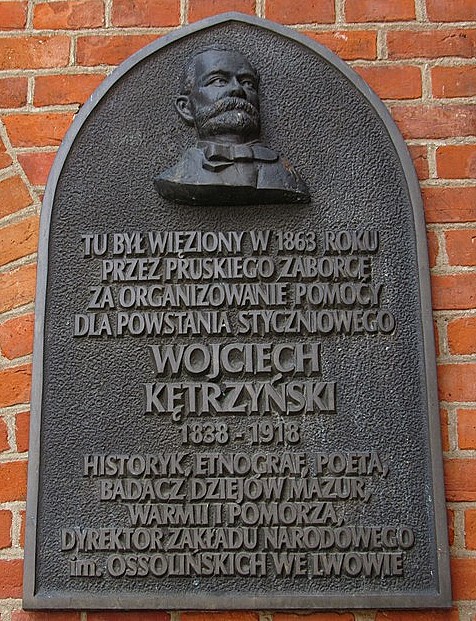 Tablica pamiątkowa Wojciecha Ketrzyńskiego, Brama Górna